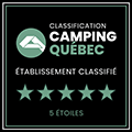 camping Québec classification 5 étoiles